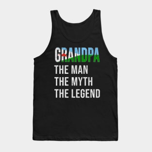 Grand Father Djiboutian Grandpa The Man The Myth The Legend - Gift for Djiboutian Dad With Roots From  Djibouti Tank Top